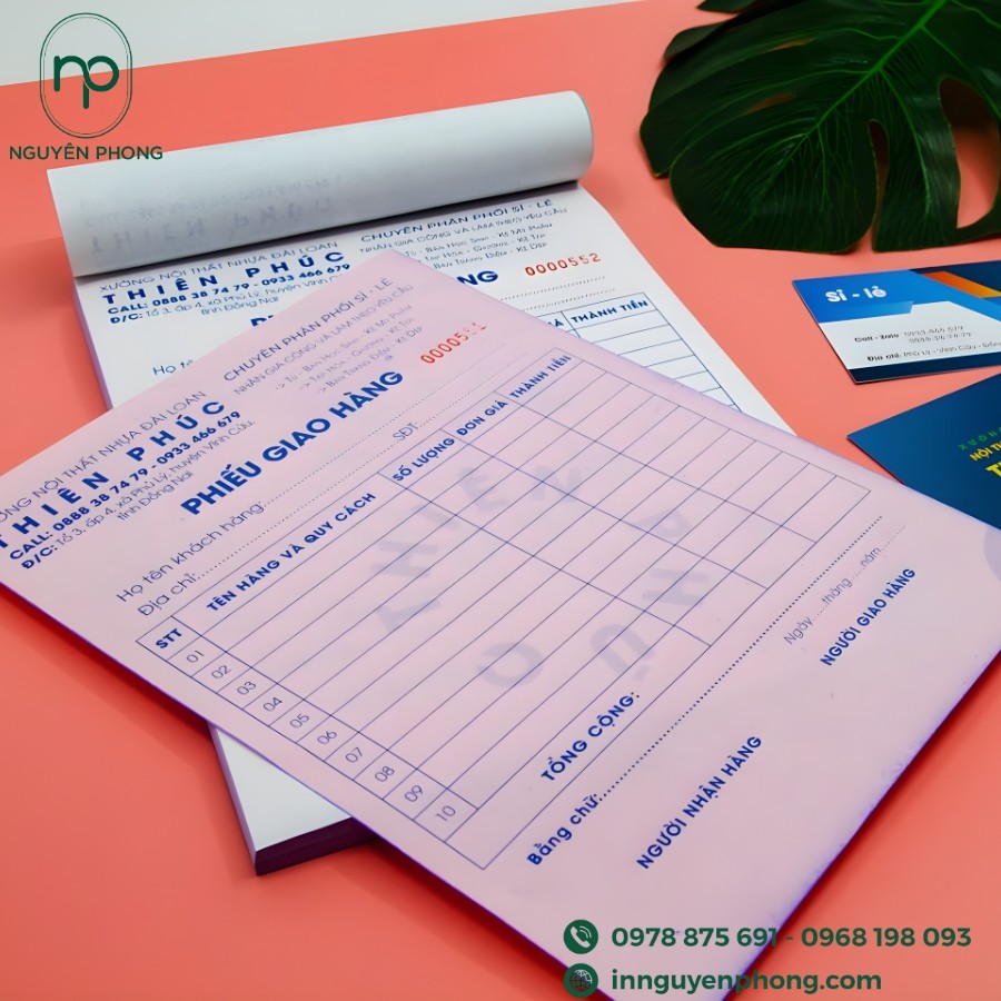 in phiếu thu tiền TP HCM